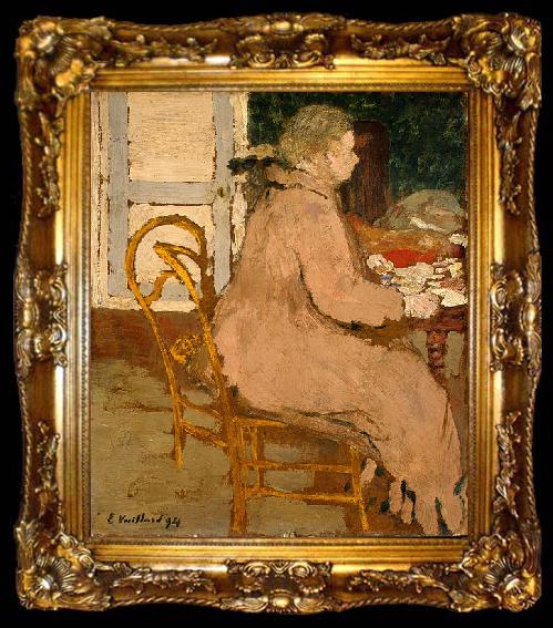 framed  Edouard Vuillard Breakfast, ta009-2